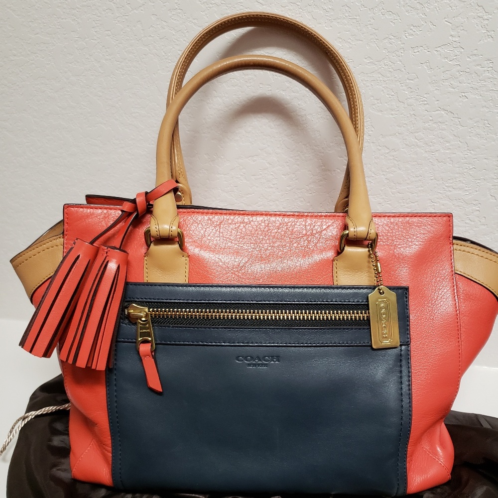 Authentic Leather Coach bag
